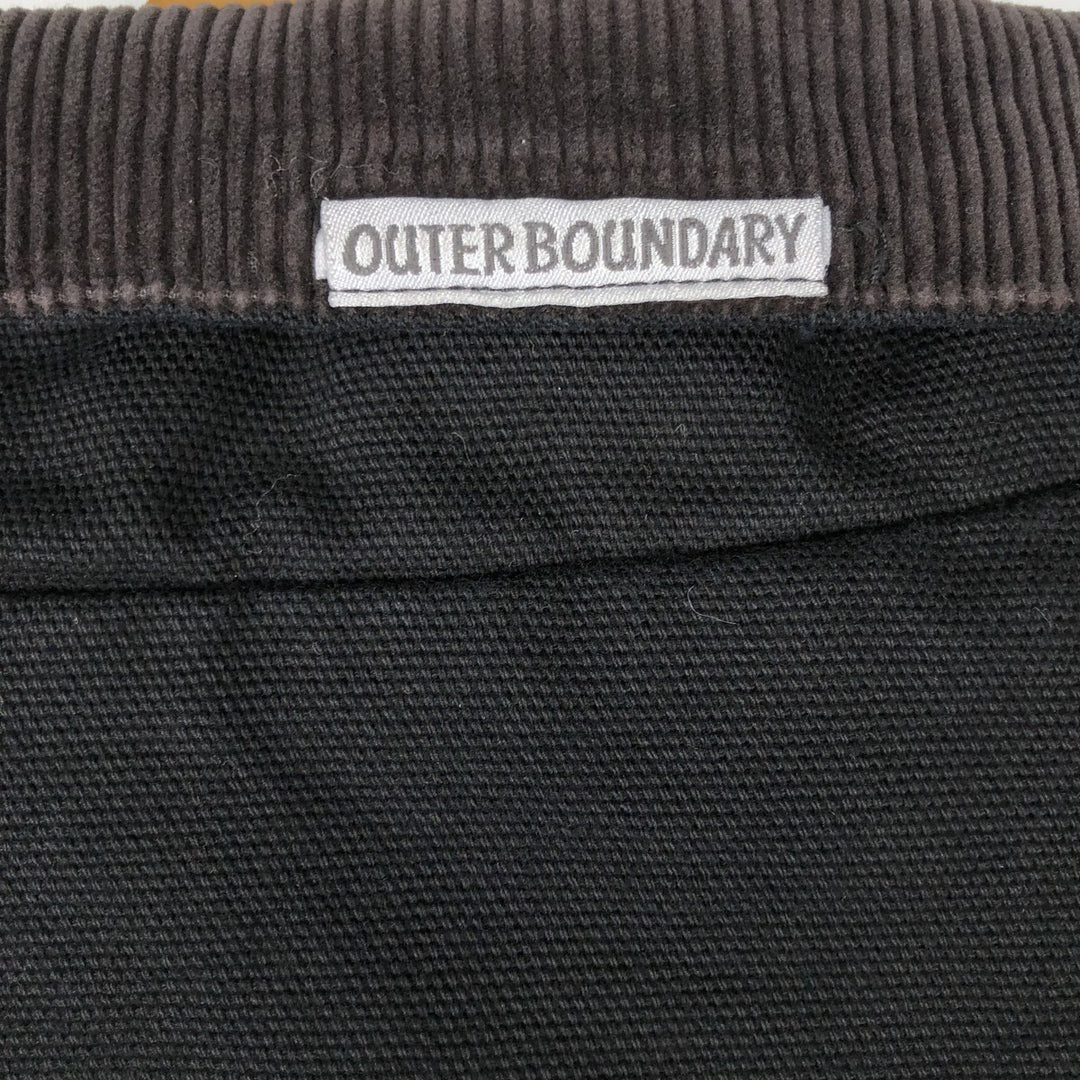 OUTER BOUNDARY Traditional Padded Duck Work Jacket, Men's XXL cotton black type Vintage Second Hand