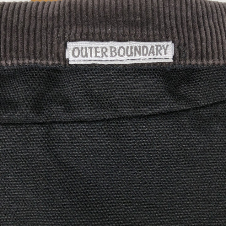 OUTER BOUNDARY Traditional Padded Duck Work Jacket, Men's XXL cotton black type Vintage Second Hand