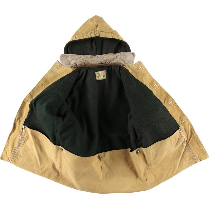 Vintage 1960s-1970'S Woods Rough Rider Duck Hunting Jacket, Made in Canada, Men's Size Medium unclear ocher yellow type Vintage Second Hand