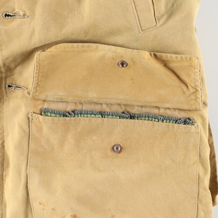 Vintage 1960s-1970'S Woods Rough Rider Duck Hunting Jacket, Made in Canada, Men's Size Medium unclear ocher yellow type Vintage Second Hand