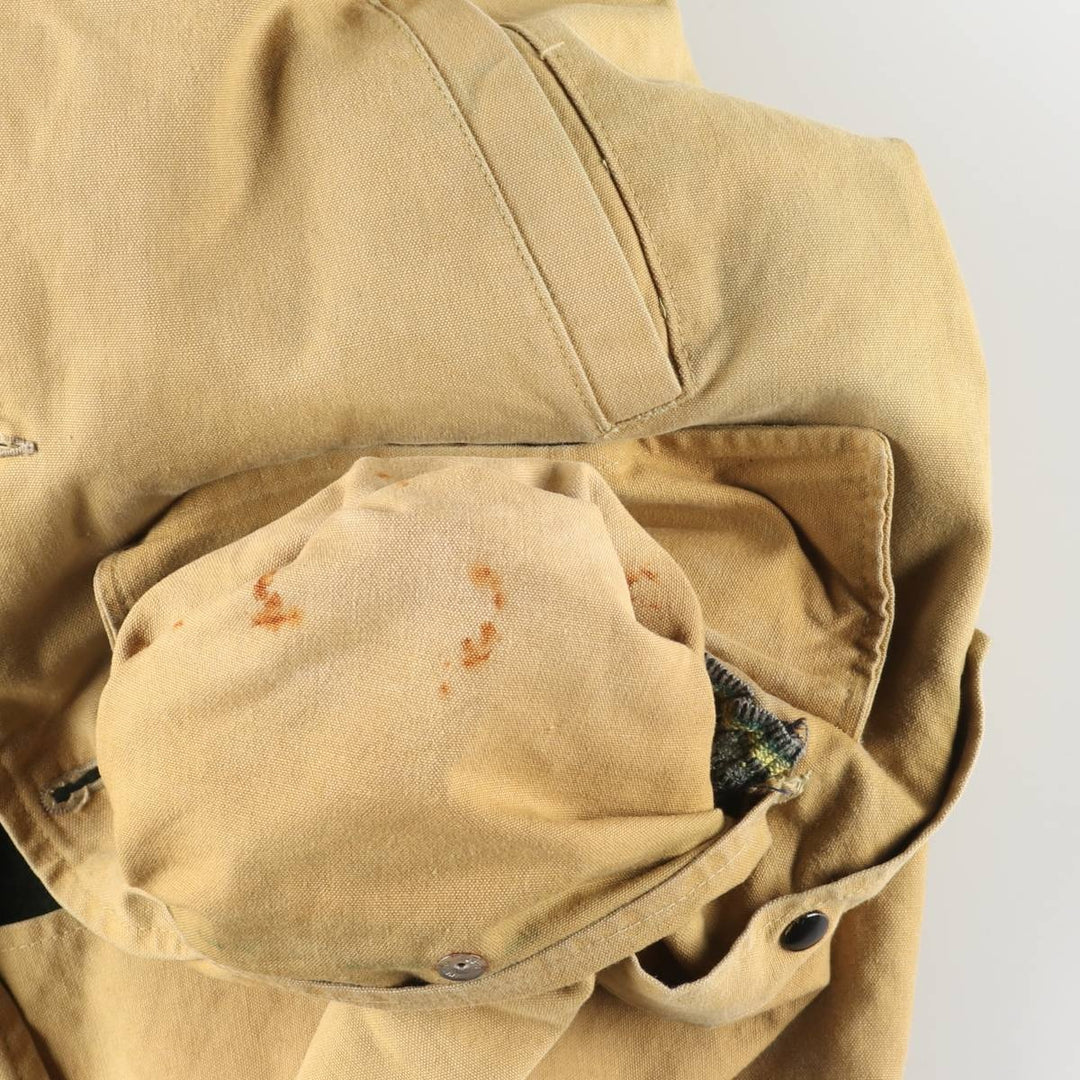 Vintage 1960s-1970'S Woods Rough Rider Duck Hunting Jacket, Made in Canada, Men's Size Medium unclear ocher yellow type Vintage Second Hand