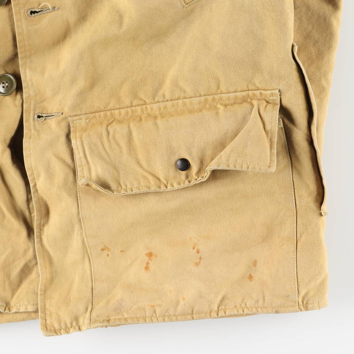 Vintage 1960s-1970'S Woods Rough Rider Duck Hunting Jacket, Made in Canada, Men's Size Medium unclear ocher yellow type Vintage Second Hand