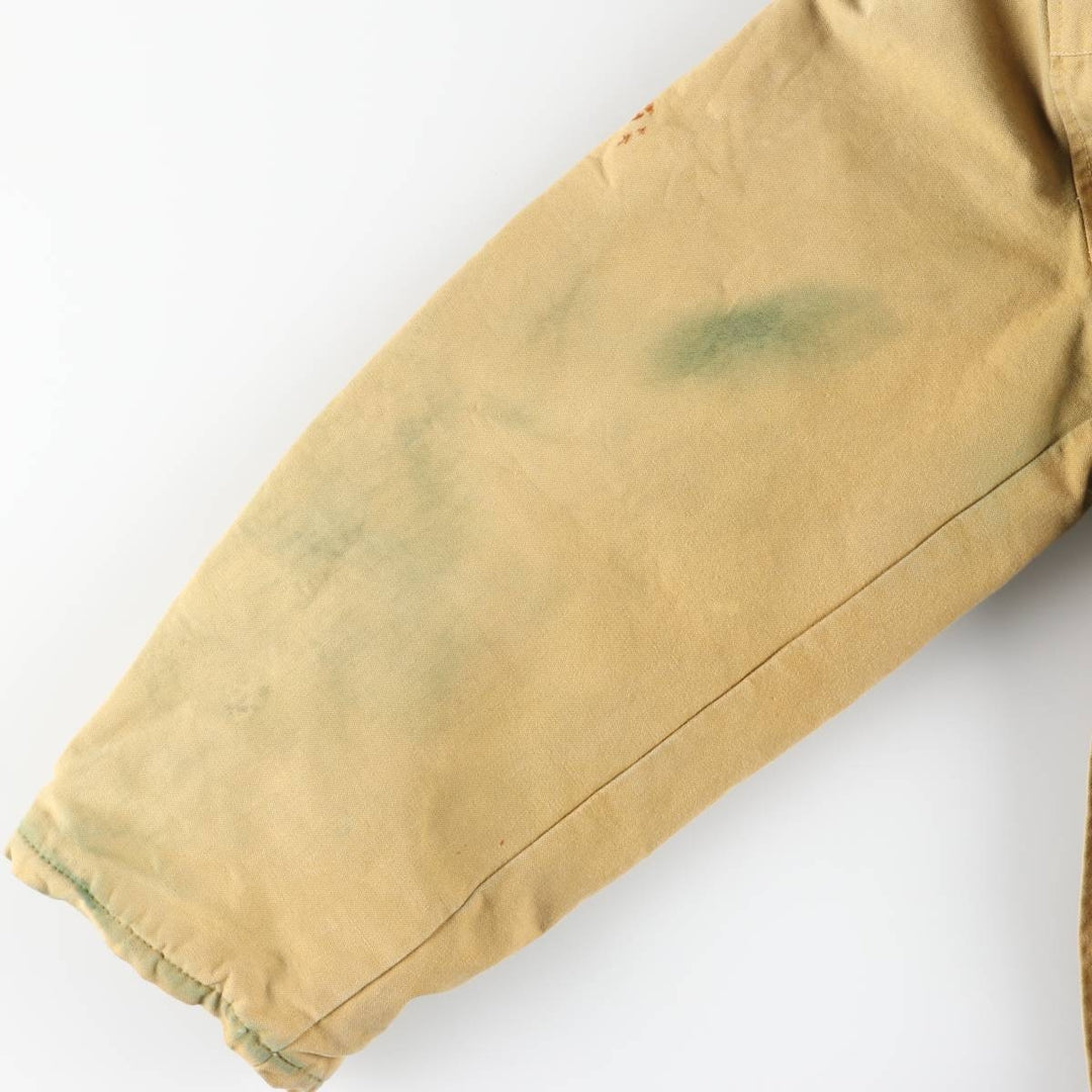 Vintage 1960s-1970'S Woods Rough Rider Duck Hunting Jacket, Made in Canada, Men's Size Medium unclear ocher yellow type Vintage Second Hand