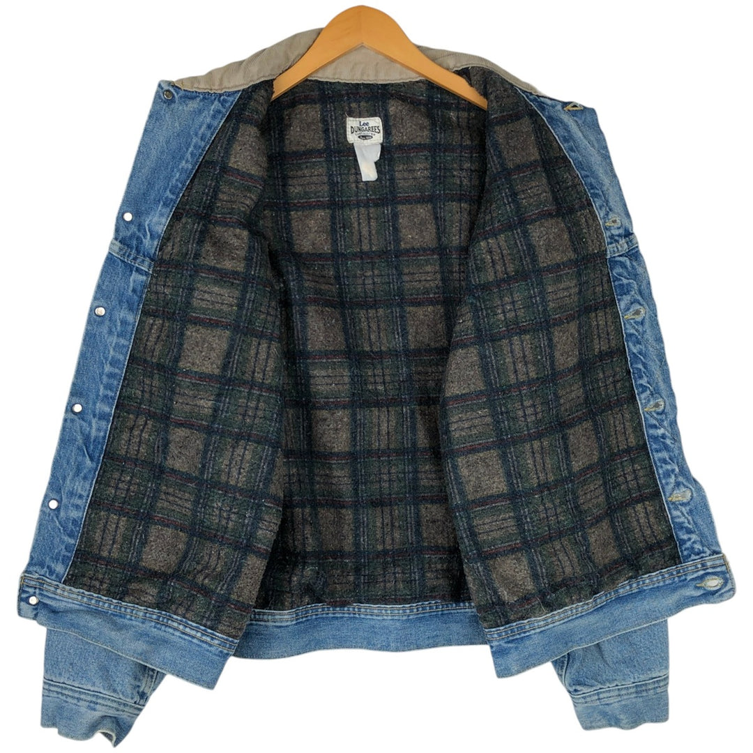 Lee DUNGAREES Padded Denim Jacket, Men's Size XL unclear blue type Vintage Second Hand