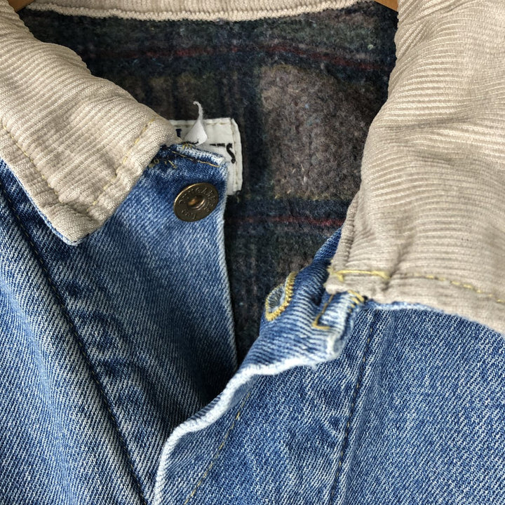 Lee DUNGAREES Padded Denim Jacket, Men's Size XL unclear blue type Vintage Second Hand