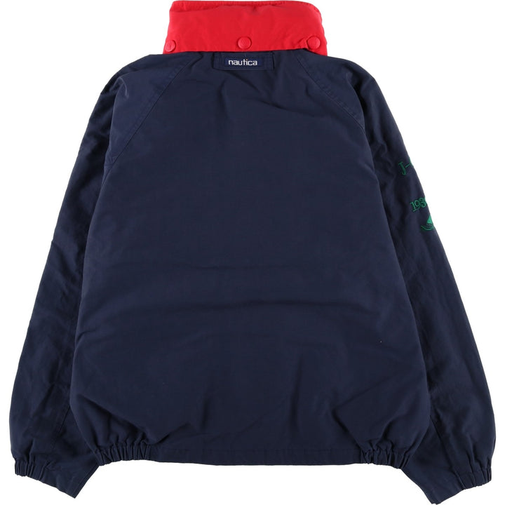 90'S Nautica sailing jacket, men's XL size, vintage cotton navy blue type Vintage Second Hand