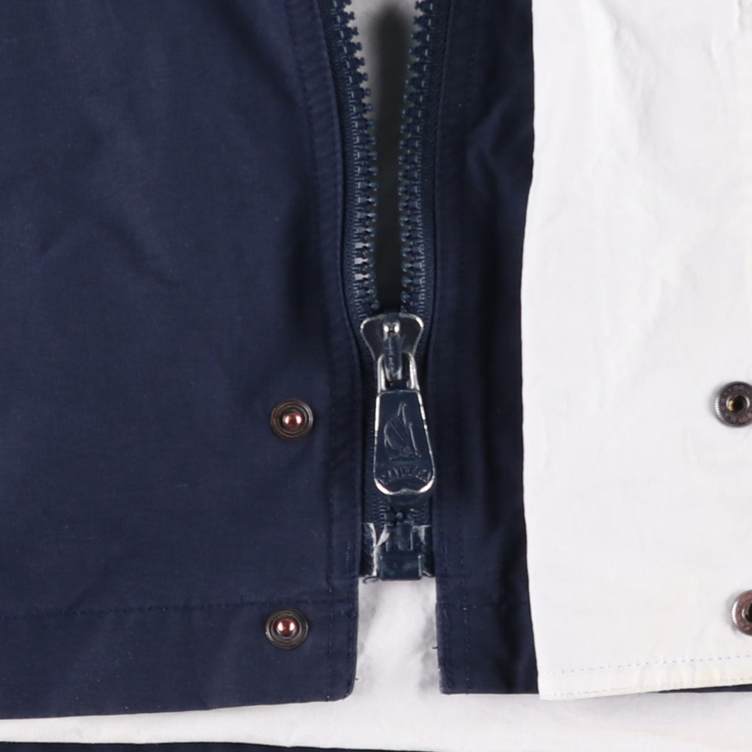 90'S Nautica sailing jacket, men's XL size, vintage cotton navy blue type Vintage Second Hand