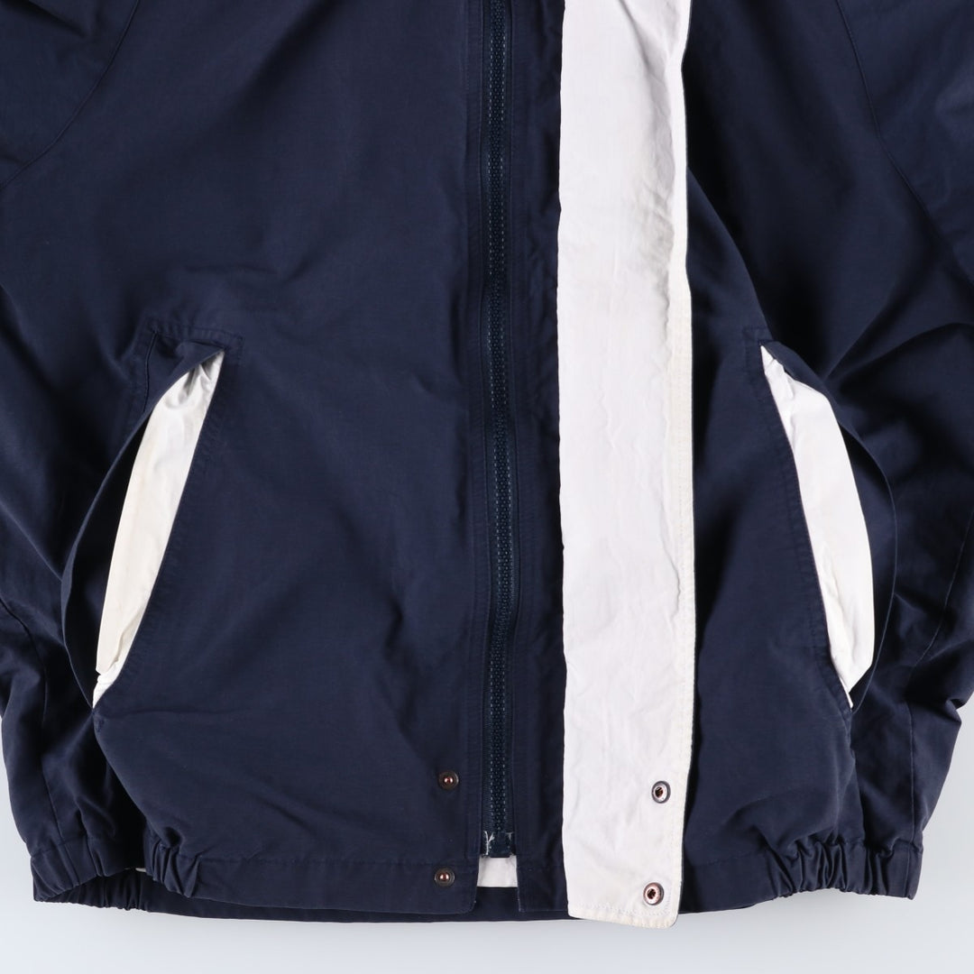 90'S Nautica sailing jacket, men's XL size, vintage cotton navy blue type Vintage Second Hand