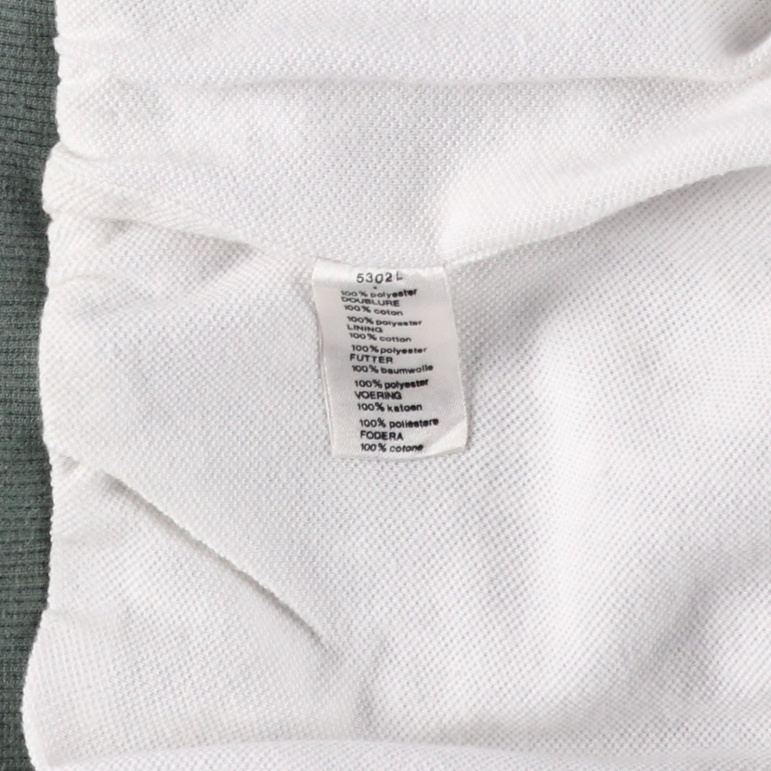 1970'S Lacoste CHEMISE French Lacoste Stripe Pattern Windbreaker, Made in France, Size 5 (Men's L equivalent), Vintage polyester Khaki type sage green Vintage Second Hand