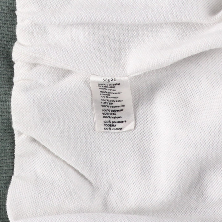 1970'S Lacoste CHEMISE French Lacoste Stripe Pattern Windbreaker, Made in France, Size 5 (Men's L equivalent), Vintage polyester Khaki type sage green Vintage Second Hand