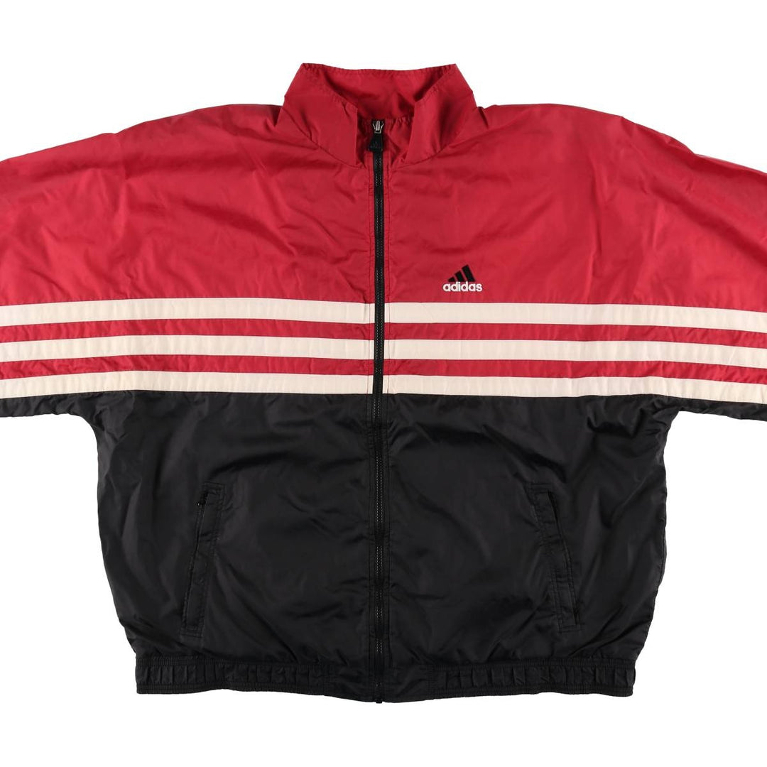 90s-00'S Adidas jacket, men's size XXL equivalent, vintage. unclear red type Vintage Second Hand