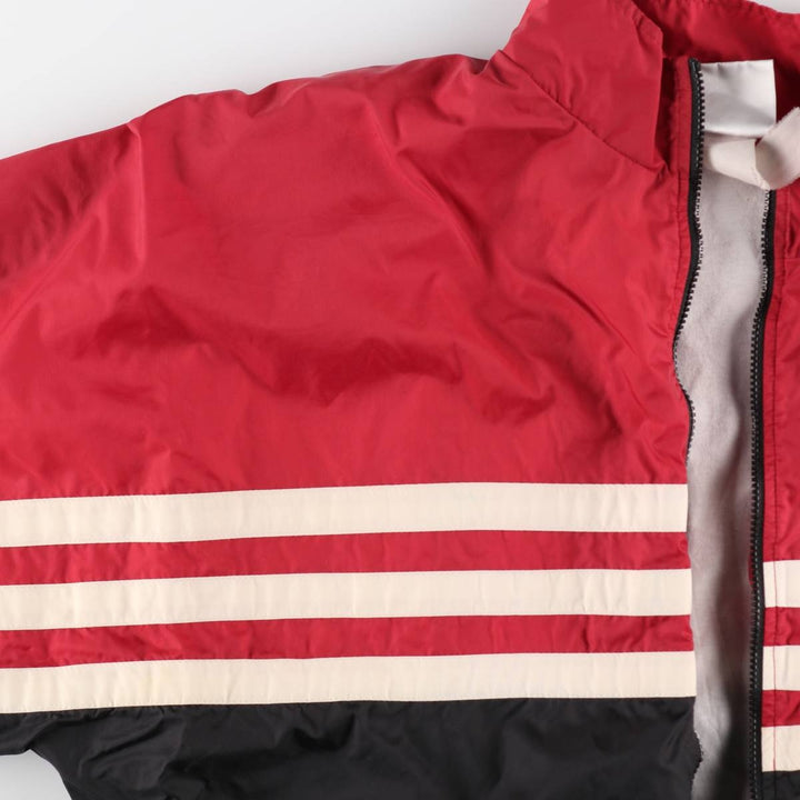 90s-00'S Adidas jacket, men's size XXL equivalent, vintage. unclear red type Vintage Second Hand