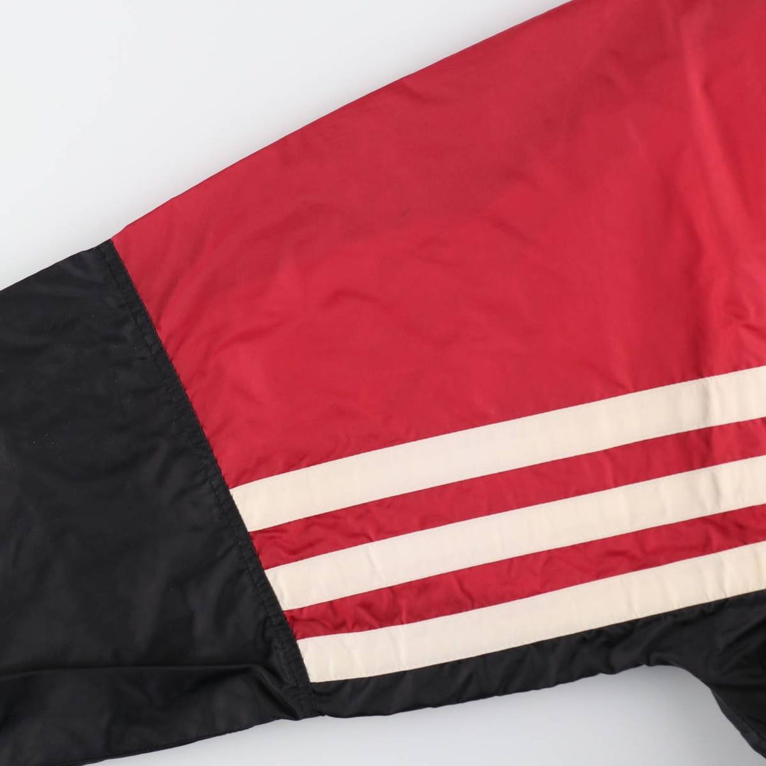 90s-00'S Adidas jacket, men's size XXL equivalent, vintage. unclear red type Vintage Second Hand