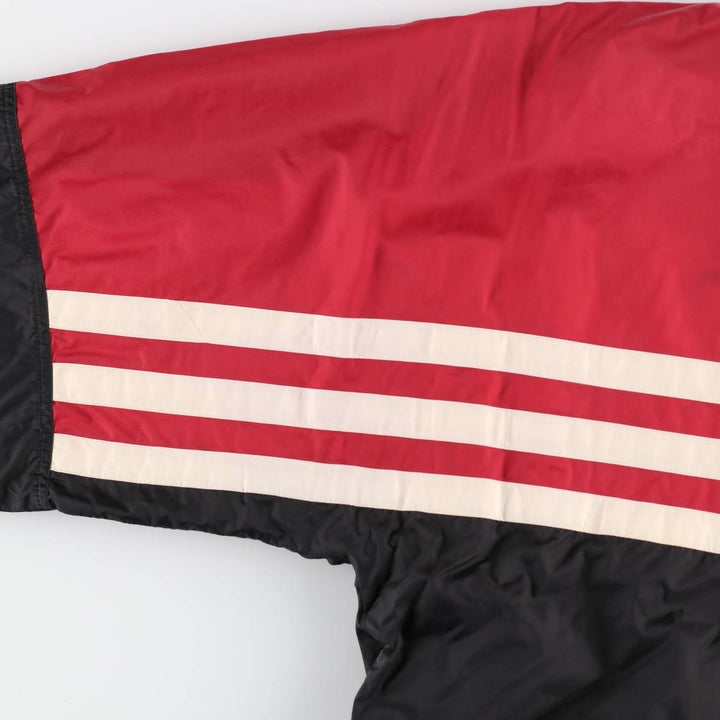 90s-00'S Adidas jacket, men's size XXL equivalent, vintage. unclear red type Vintage Second Hand