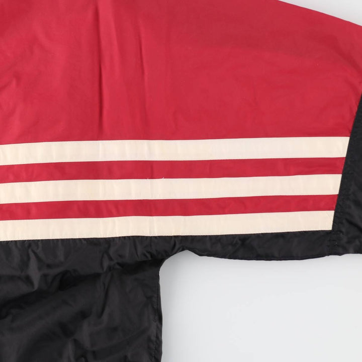 90s-00'S Adidas jacket, men's size XXL equivalent, vintage. unclear red type Vintage Second Hand