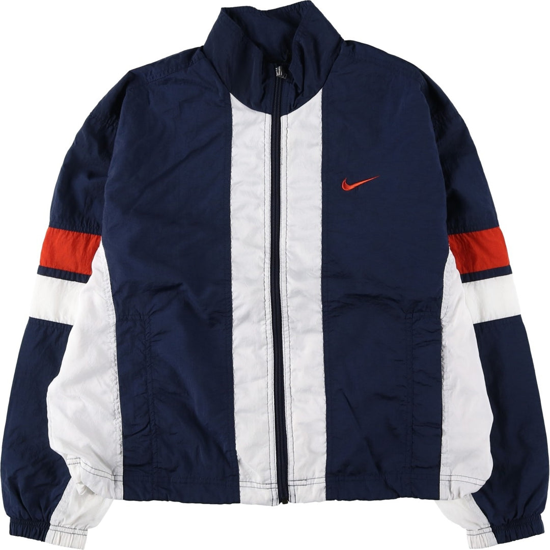 1990'S Nike Nylon Jacket, Women's Size M (approx.), Vintage Nylon white type Vintage Second Hand