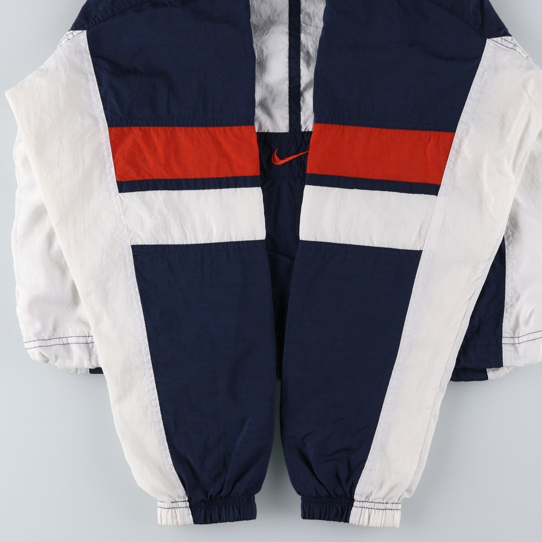 1990'S Nike Nylon Jacket, Women's Size M (approx.), Vintage Nylon white type Vintage Second Hand