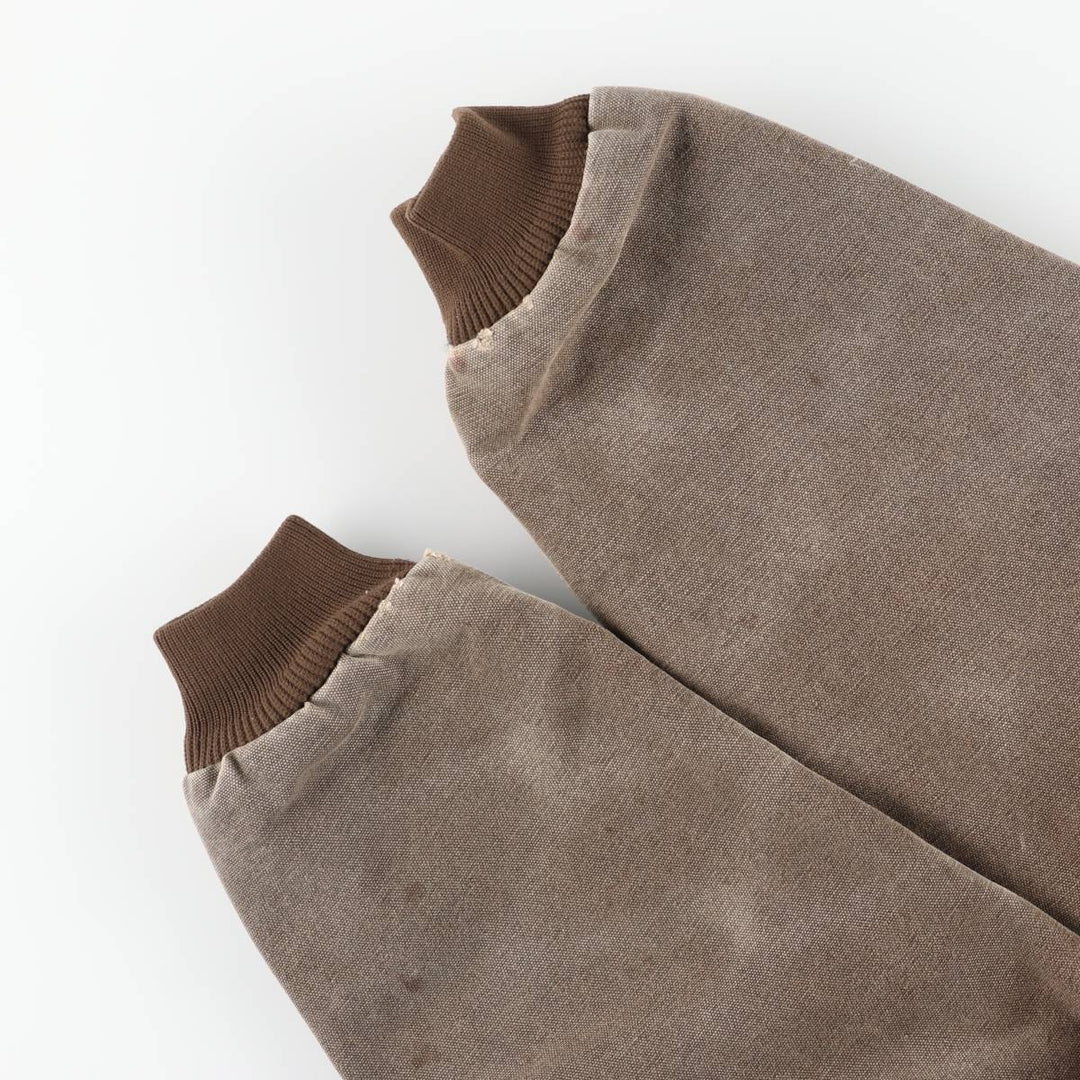 Carhartt Reindeer Pattern Padded Active Jacket Duck Full-Zip Hoodie Men's XL (approx.) unclear brown type Vintage Second Hand