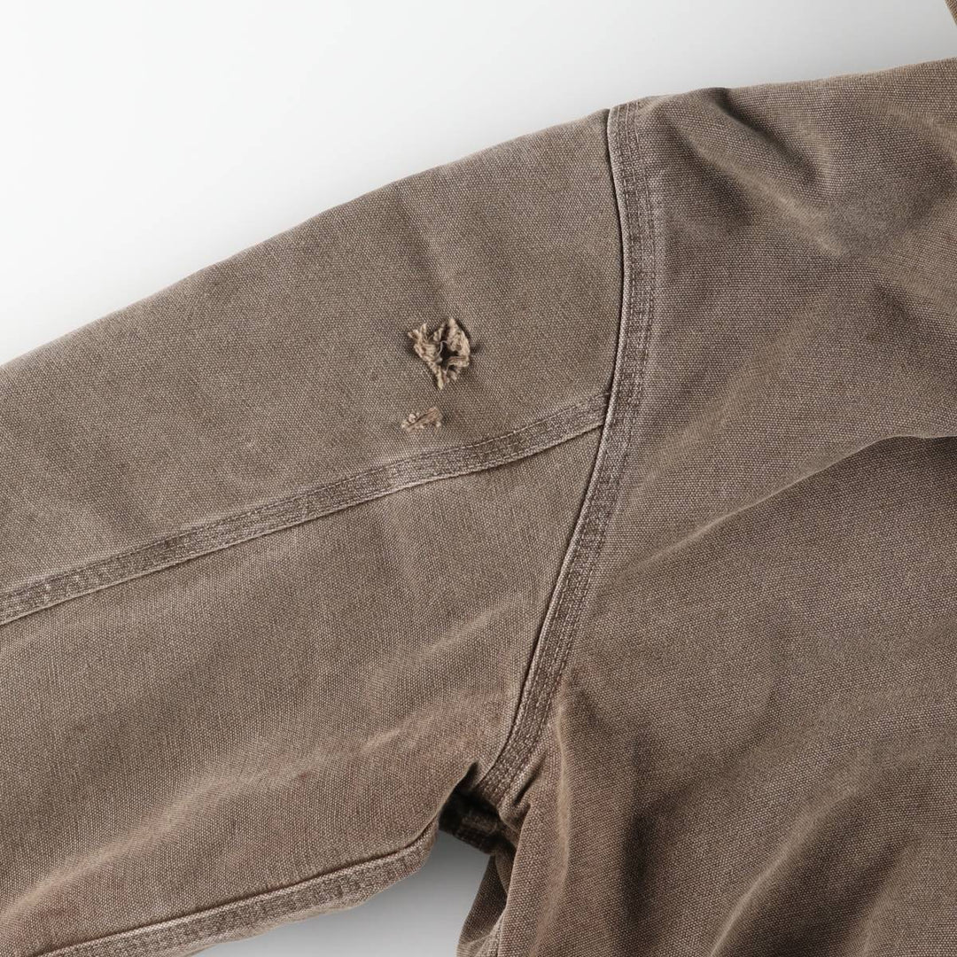 Carhartt Reindeer Pattern Padded Active Jacket Duck Full-Zip Hoodie Men's XL (approx.) unclear brown type Vintage Second Hand