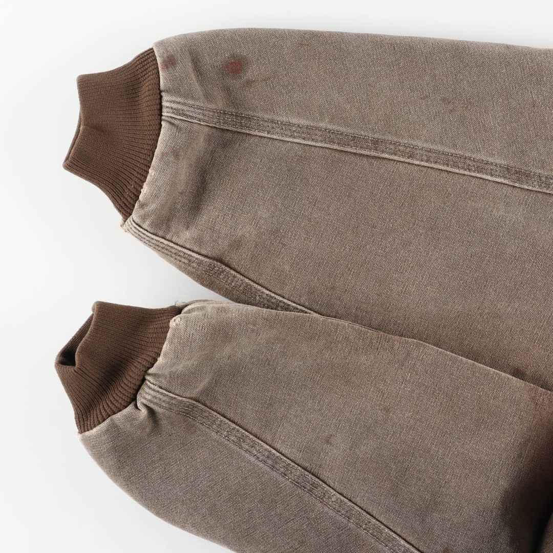 Carhartt Reindeer Pattern Padded Active Jacket Duck Full-Zip Hoodie Men's XL (approx.) unclear brown type Vintage Second Hand