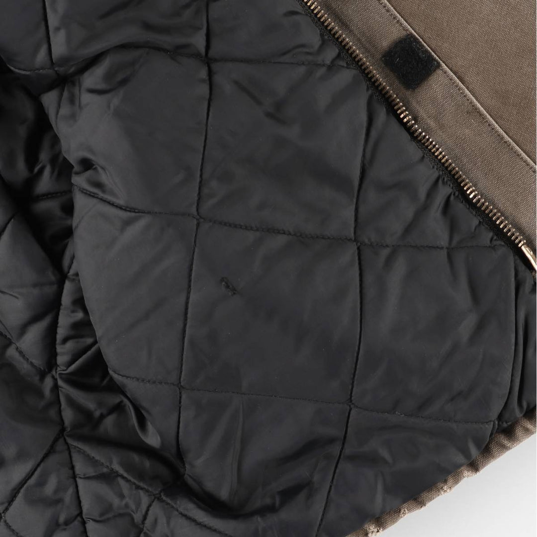 2000'S Carhartt Traditional Padded Duck Work Jacket, Made in USA, Men's Size XL cotton brown type Vintage Second Hand