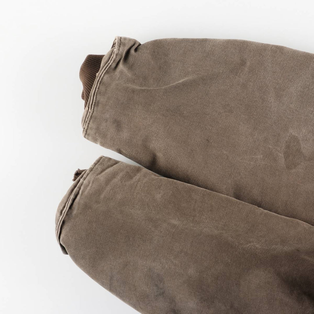 2000'S Carhartt Traditional Padded Duck Work Jacket, Made in USA, Men's Size XL cotton brown type Vintage Second Hand