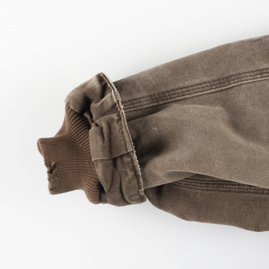 2000'S Carhartt Traditional Padded Duck Work Jacket, Made in USA, Men's Size XL cotton brown type Vintage Second Hand