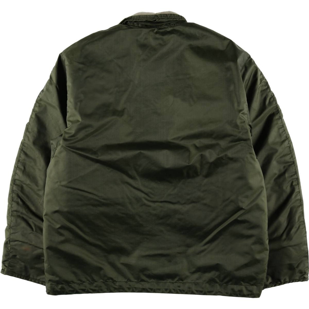 Authentic US military issue, 1970'S military deck jacket, made in USA, large size (equivalent to men's L), vintage. unclear Khaki type Vintage Second Hand