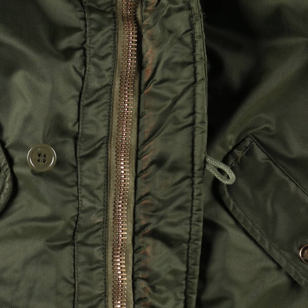 Authentic US military issue, 1970'S military deck jacket, made in USA, large size (equivalent to men's L), vintage. unclear Khaki type Vintage Second Hand