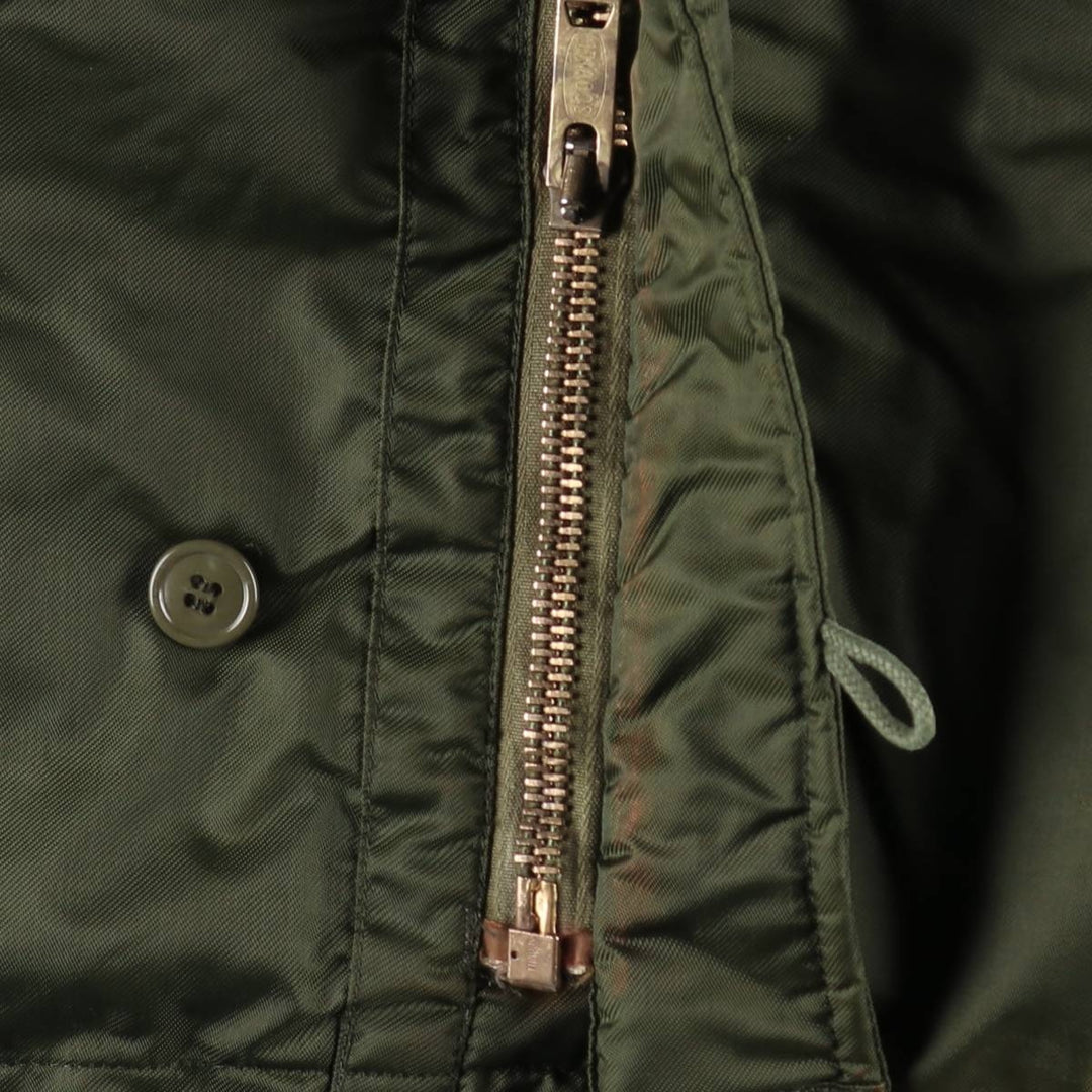 Authentic US military issue, 1970'S military deck jacket, made in USA, large size (equivalent to men's L), vintage. unclear Khaki type Vintage Second Hand