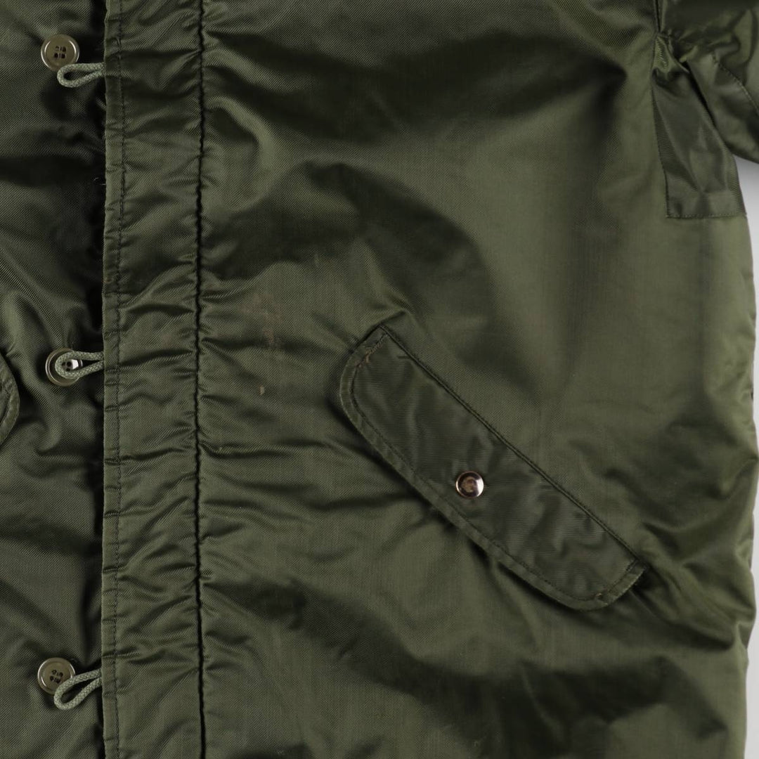 Authentic US military issue, 1970'S military deck jacket, made in USA, large size (equivalent to men's L), vintage. unclear Khaki type Vintage Second Hand