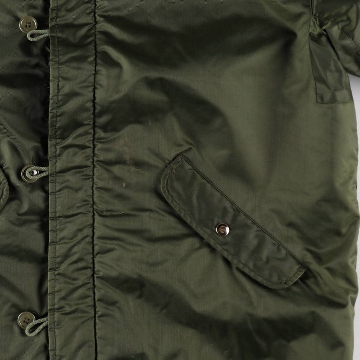 Authentic US military issue, 1970'S military deck jacket, made in USA, large size (equivalent to men's L), vintage. unclear Khaki type Vintage Second Hand