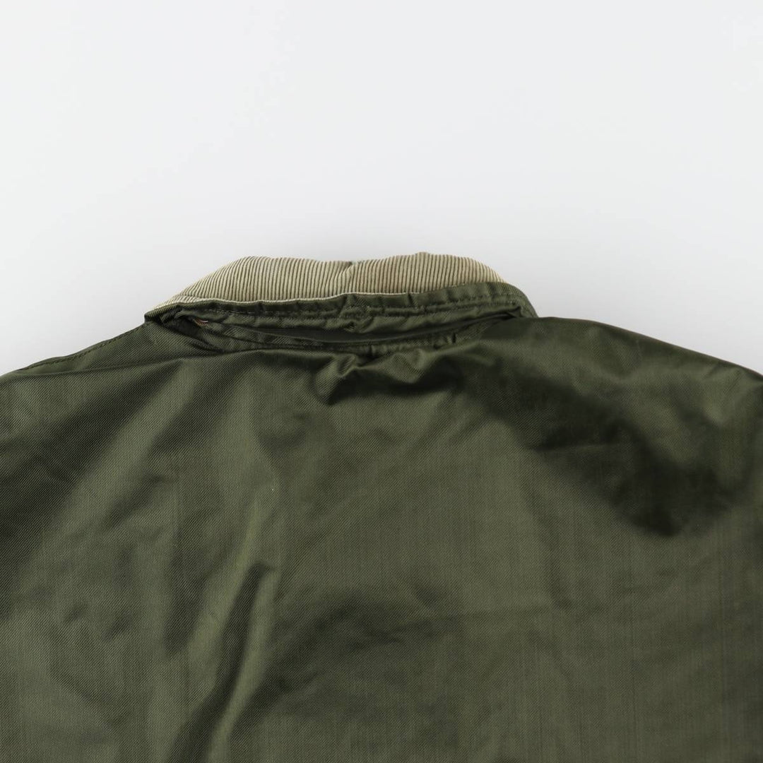 Authentic US military issue, 1970'S military deck jacket, made in USA, large size (equivalent to men's L), vintage. unclear Khaki type Vintage Second Hand