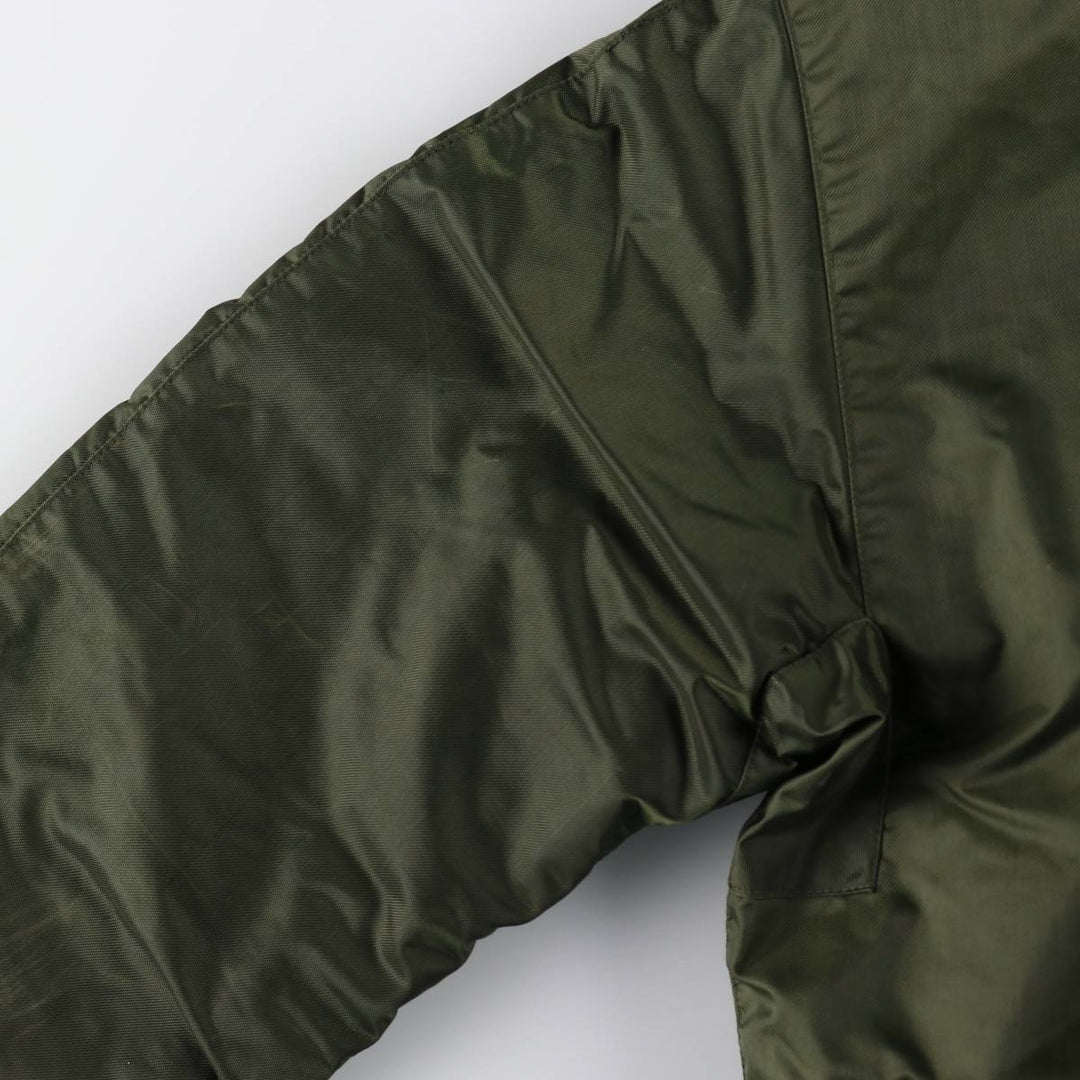 Authentic US military issue, 1970'S military deck jacket, made in USA, large size (equivalent to men's L), vintage. unclear Khaki type Vintage Second Hand