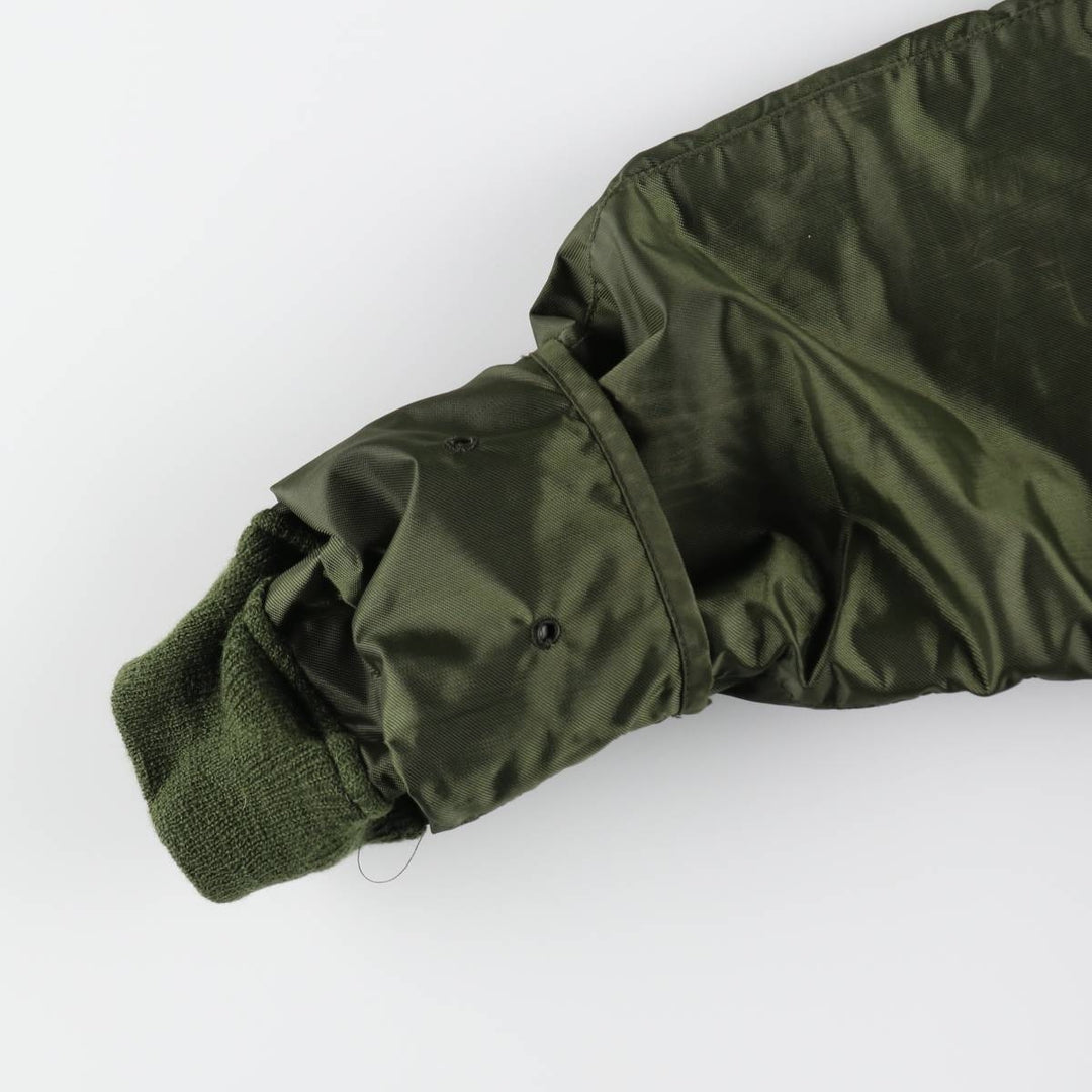 Authentic US military issue, 1970'S military deck jacket, made in USA, large size (equivalent to men's L), vintage. unclear Khaki type Vintage Second Hand