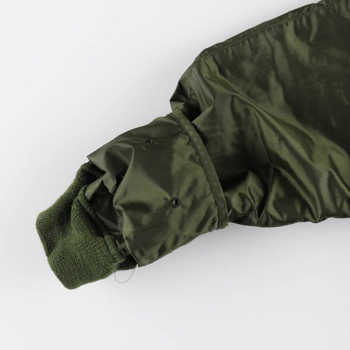 Authentic US military issue, 1970'S military deck jacket, made in USA, large size (equivalent to men's L), vintage. unclear Khaki type Vintage Second Hand