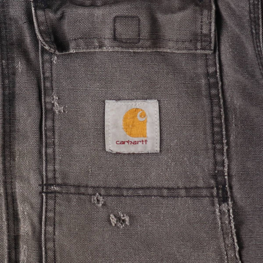 Carhartt Traditional Coat Duck Work Jacket Men's XL unclear Khaki type Vintage Second Hand