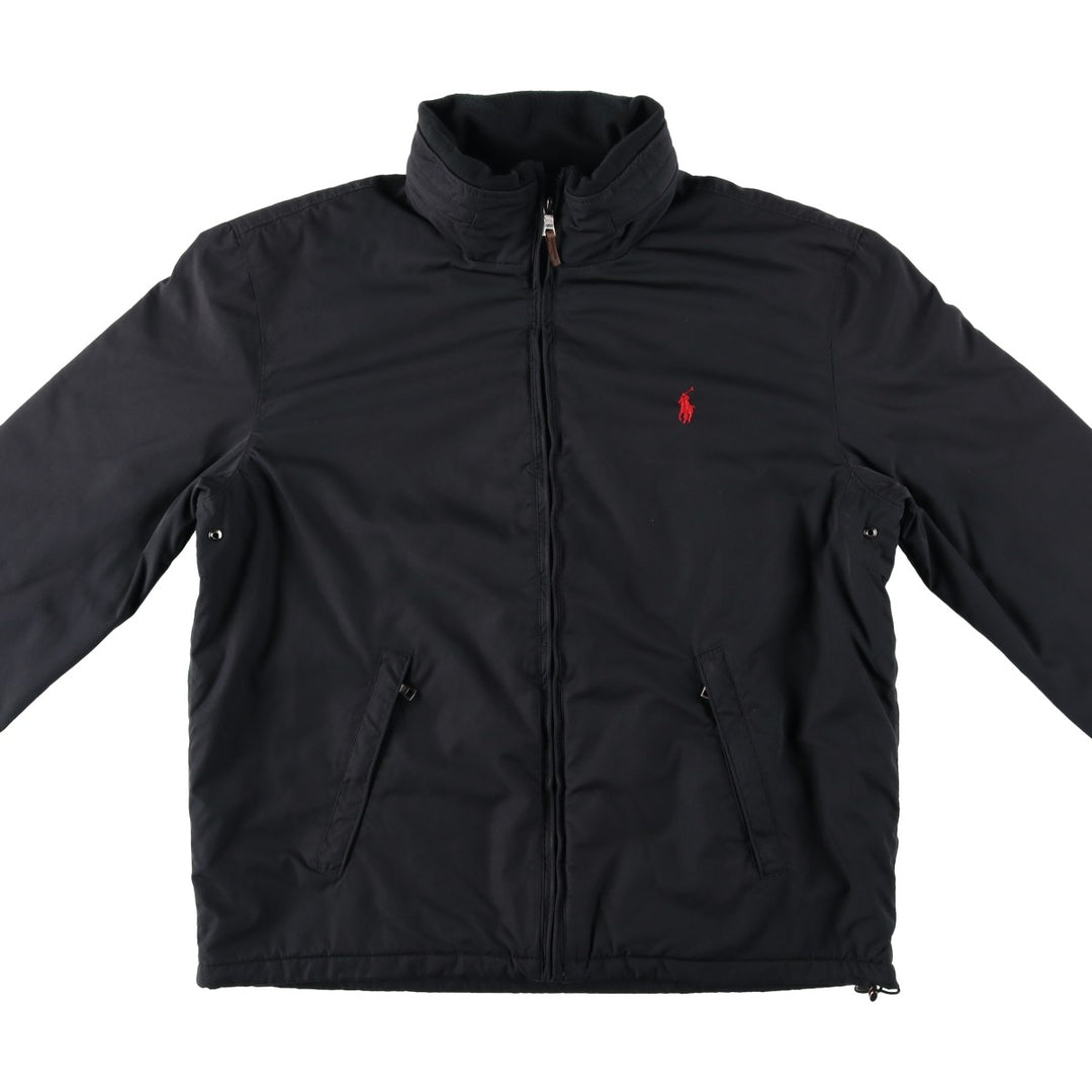 Ralph Lauren POLO RALPH LAUREN padded puffer jacket, men's size L polyester black type Vintage Second Hand