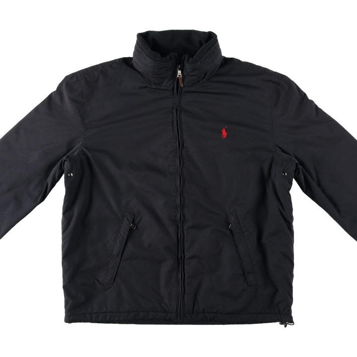 Ralph Lauren POLO RALPH LAUREN padded puffer jacket, men's size L polyester black type Vintage Second Hand