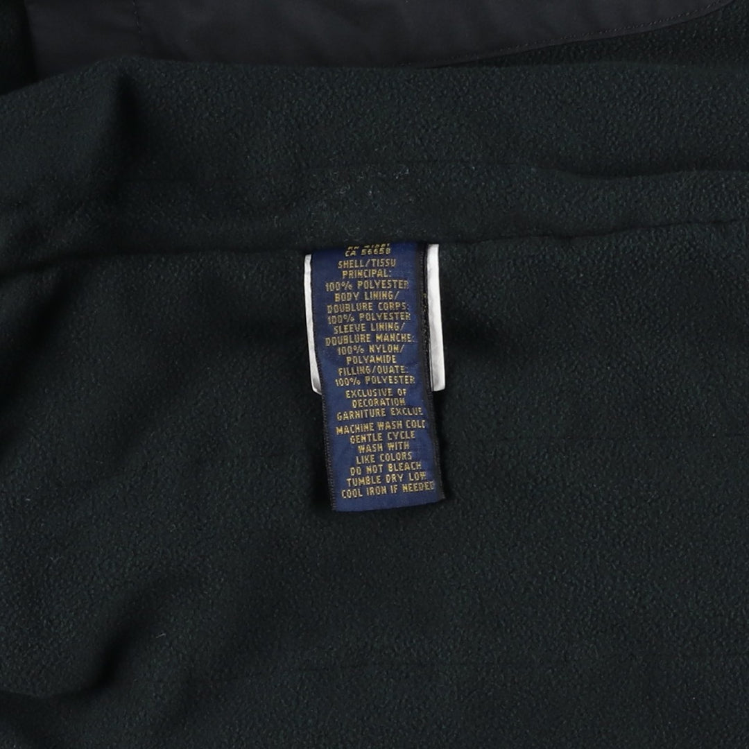 Ralph Lauren POLO RALPH LAUREN padded puffer jacket, men's size L polyester black type Vintage Second Hand