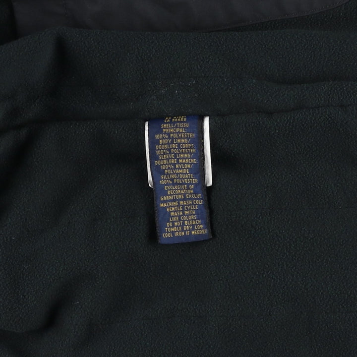 Ralph Lauren POLO RALPH LAUREN padded puffer jacket, men's size L polyester black type Vintage Second Hand