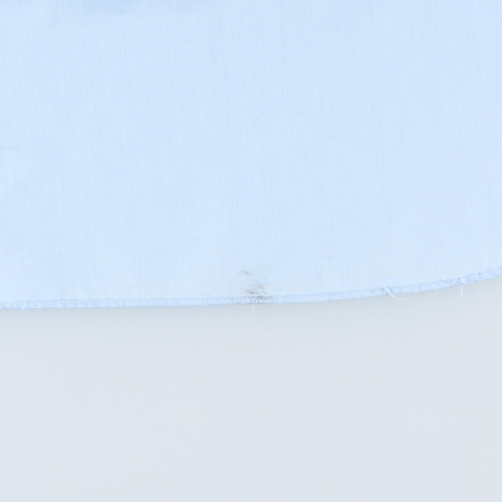 70'S Gingiss Frill Long-Sleeve Shirt, Men's Size L (Equivalent), Vintage unclear Blue type light blue Vintage Second Hand