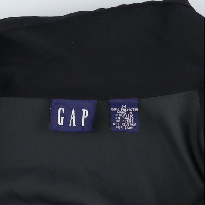 GAP Frill Long-Sleeve See-Through Shirt, Women's Size M (approx.) polyester black type Vintage Second Hand