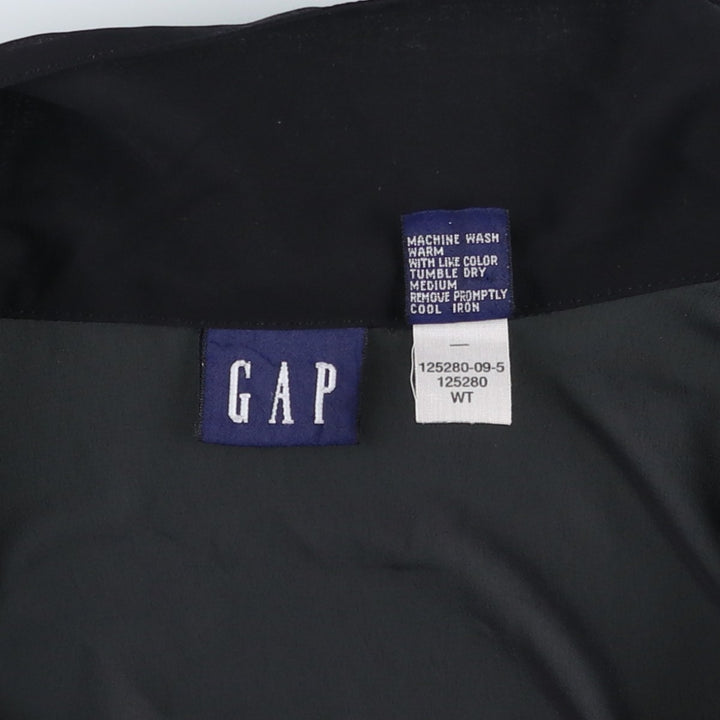 GAP Frill Long-Sleeve See-Through Shirt, Women's Size M (approx.) polyester black type Vintage Second Hand