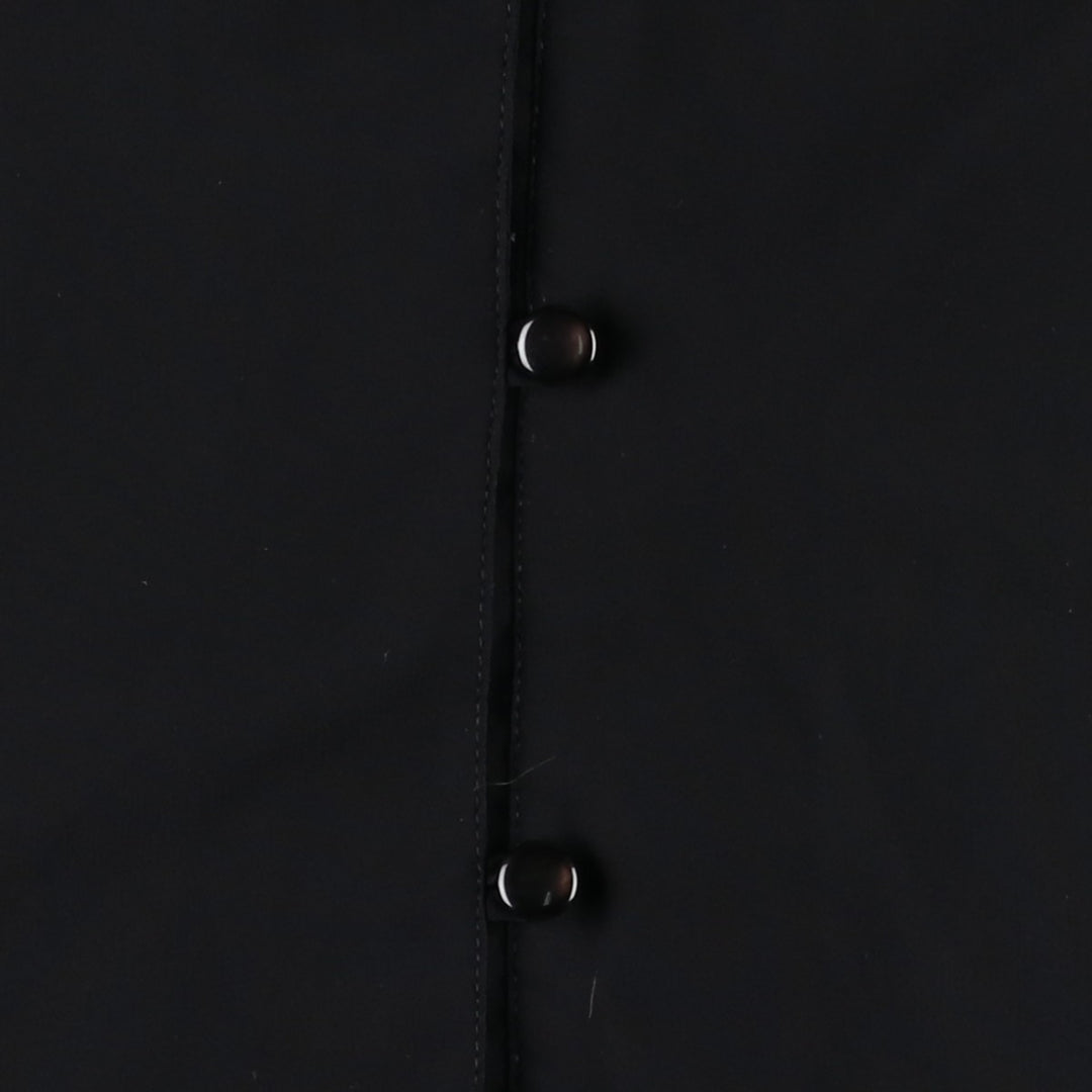 GAP Frill Long-Sleeve See-Through Shirt, Women's Size M (approx.) polyester black type Vintage Second Hand
