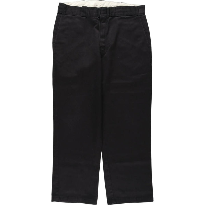 Dickies Work Pants Men's W36 polyester black type Vintage Second Hand
