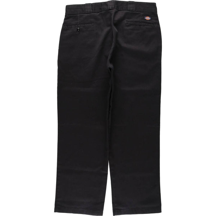 Dickies Work Pants Men's W36 polyester black type Vintage Second Hand
