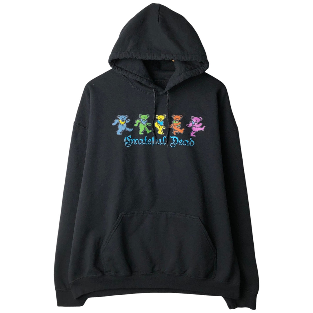 RIPPLE JUNCTION GRATEFUL DEAD Band Sweatshirt Pullover Hoodie - Men's XL (approx.) cotton black type Vintage Second Hand