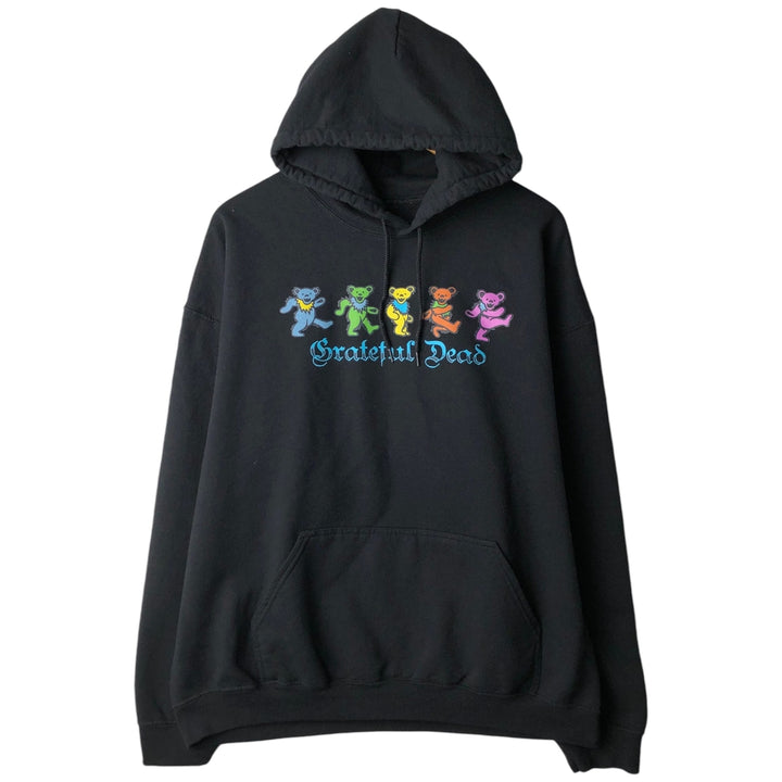 RIPPLE JUNCTION GRATEFUL DEAD Band Sweatshirt Pullover Hoodie - Men's XL (approx.) cotton black type Vintage Second Hand
