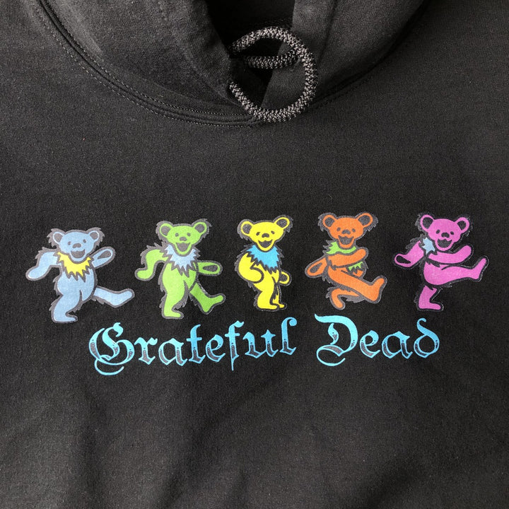 RIPPLE JUNCTION GRATEFUL DEAD Band Sweatshirt Pullover Hoodie - Men's XL (approx.) cotton black type Vintage Second Hand